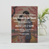 faire-part de mariage coréen (Debout devant)