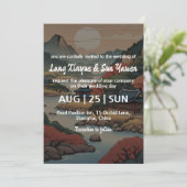 faire-part de mariage coréen (Debout devant)