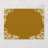 Faire-part de mariage Corners tourbillonne sur Car (Dos)