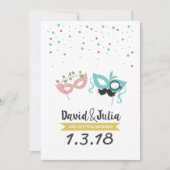 faire-part de mariage costumé (Devant)