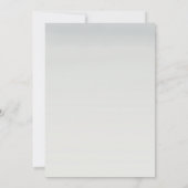 Faire-part de mariage côtière marine (Dos)