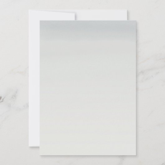 Faire-part de mariage côtière marine (Dos)