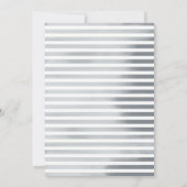 Faire-part de mariage côtière marine (Dos)