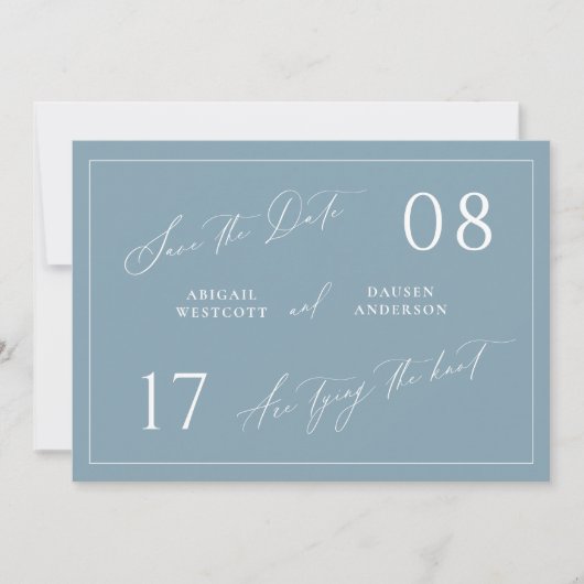 Faire-part de mariage Cottage Poussiéreux (Devant)