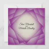 Faire-part de mariage Couches Violettes (Dos)