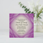 Faire-part de mariage Couches Violettes (Debout devant)