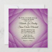 Faire-part de mariage Couches Violettes (Devant)
