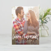 Faire-part de mariage couleur modifiable From The  (Debout devant)