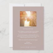 Faire-part de mariage couleur modifiable From The  (Dos)