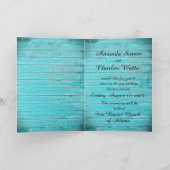 Faire-part de mariage Country Blue (Intérieur)