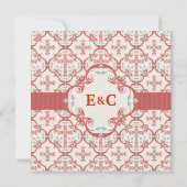 Faire-part de mariage Country Cross (Dos)