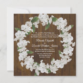 Faire-part de mariage Couronne de souffle de bébé (Devant)