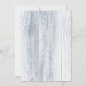 Faire-part de mariage Couronne de verdure - Bleu p (Dos)