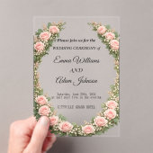 Faire-part de mariage Couronne florale romantique (In situ (ordinateur de poche))