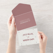 Faire-part de mariage coussin de collection Talk (Déchirure)