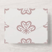 Faire-part de mariage coussin de collection Talk (Verso)