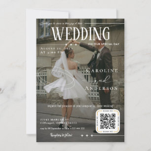 Faire-Part de Mariage Couverture de Magazine