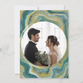 Faire-part de mariage cristal (Dos)