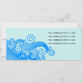 Faire-part de mariage croisière de mariage de dest (Dos)