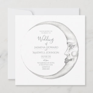 Faire-part de mariage Croissant de Lune
