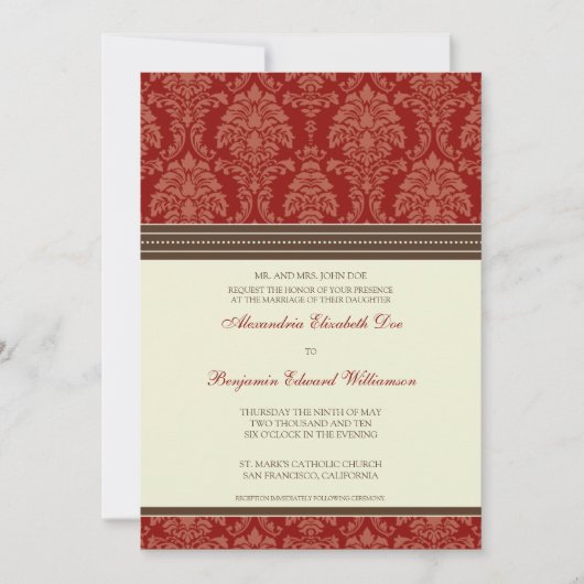 : : faire-part de mariage custom_christy 5x7 (Devant)