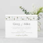 Faire-part de mariage Custom_Monogramme (Debout devant)