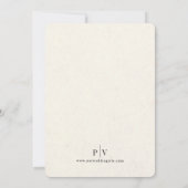 Faire-part de mariage Cygnes d'amour (Dos)