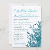 Faire-part de mariage d'abeilles Fleurs sauvages b (Devant)