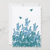 Faire-part de mariage d'abeilles Fleurs sauvages b (Dos)