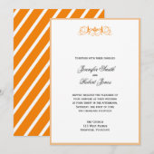 Faire-part de mariage d'accentuation florale de la (Devant / Derrière)