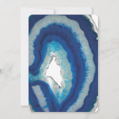 Faire-part de mariage d'âge bleu (Dos)