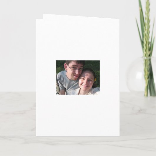 Faire-part de mariage d'alpinisme (Dos)