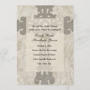 Faire-part de mariage d'amour de la Croix celtique