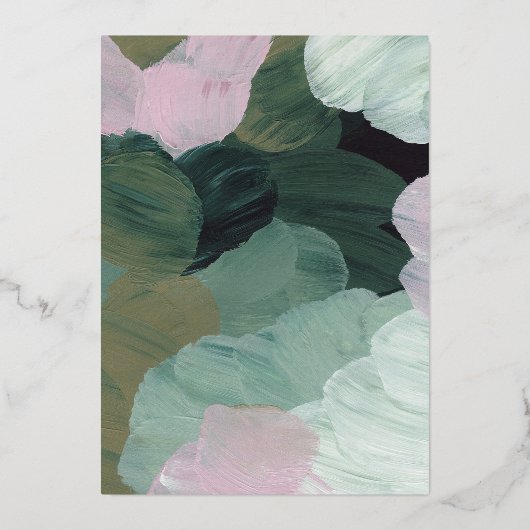 Faire-part de mariage d'amour peint (Verso)