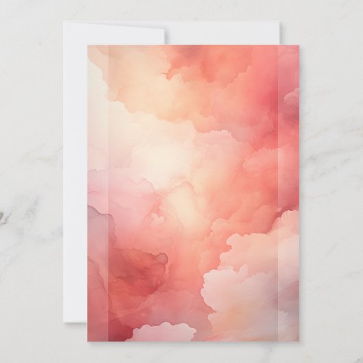 Faire-part de mariage d'amour pingouin (Dos)