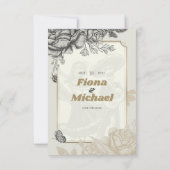 Faire-Part de Mariage Dancing Calaveras (Dos)