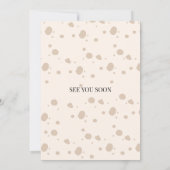 Faire-part de mariage d'animaux de la forêt (Dos)