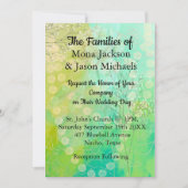 Faire-part de mariage dans Designer Green (Devant)