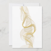 Faire-part de mariage d'aquarelle Brown (Dos)