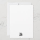 Faire-part de mariage d'aquarelle Fleur sauvage fl (Dos)