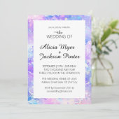 Faire-part de mariage d'aquarelle Mermaid moderne (Debout devant)