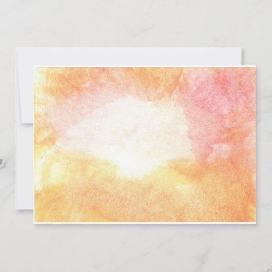 Faire-part de mariage d'aquarelle parisien (Dos)