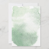 Faire-part de mariage d'aquarelle Rose de crème mo (Dos)