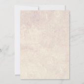 Faire-part de mariage d'aquarelle violette (Dos)