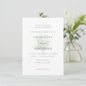 Faire-part de mariage d'arbre (Debout devant)