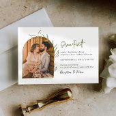 Faire-part de mariage d'arc miniature photo