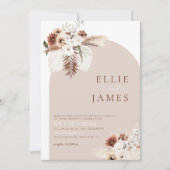 Faire-part de mariage d'arc moderne Boho (Devant)