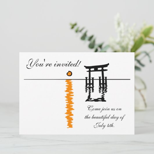 Faire-part de mariage d'arcade (Debout devant)