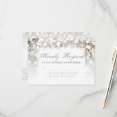 Faire-part de mariage d'argent et d'or