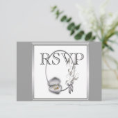 Faire part de mariage d'argent Invitation Annonce (Debout devant)